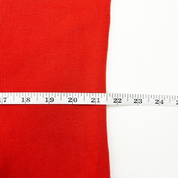 Polo Ralph Lauren Sweater Men's M Orange Quarter-Zip Pullover Collegiate Preppy - Picture 10 of 15